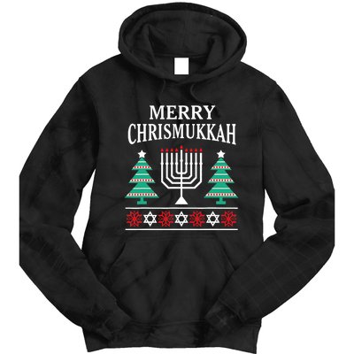 Christmas Hanukkah Merry Chrismukkah Tie Dye Hoodie