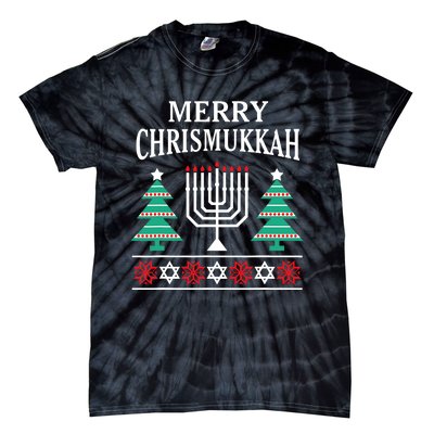 Christmas Hanukkah Merry Chrismukkah Tie-Dye T-Shirt