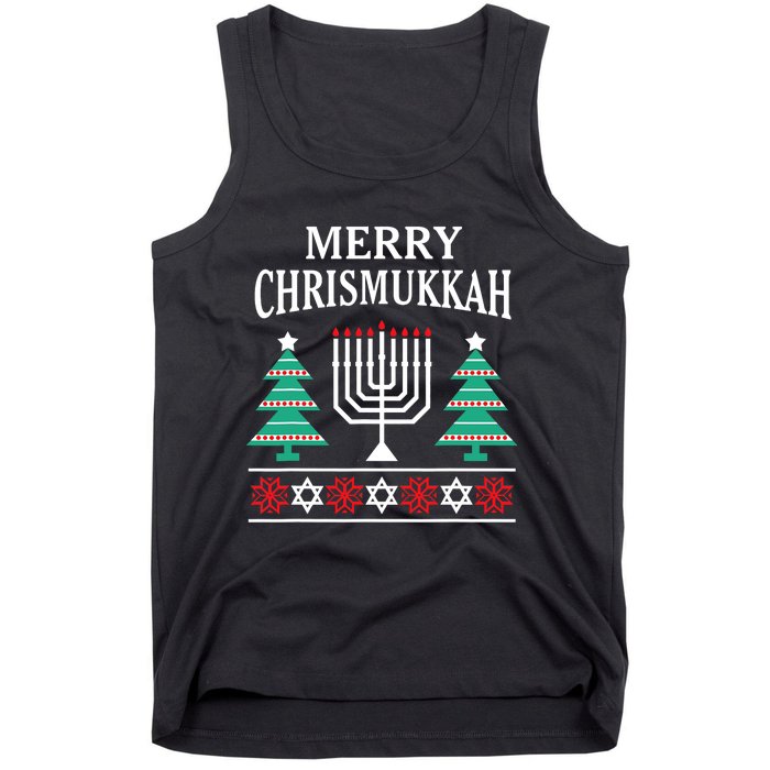 Christmas Hanukkah Merry Chrismukkah Tank Top