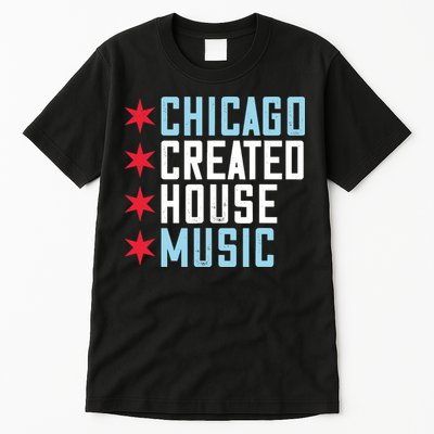 Chicago House Music Vintage DJ EDM Tall T-Shirt