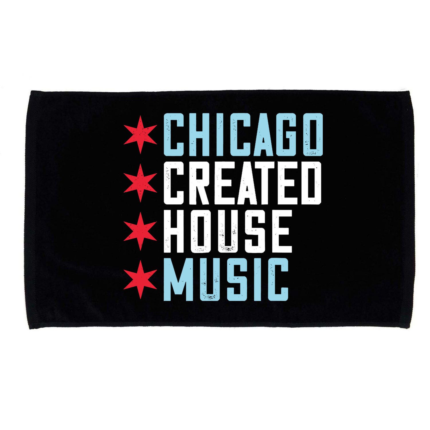 Chicago House Music Vintage DJ EDM Microfiber Hand Towel