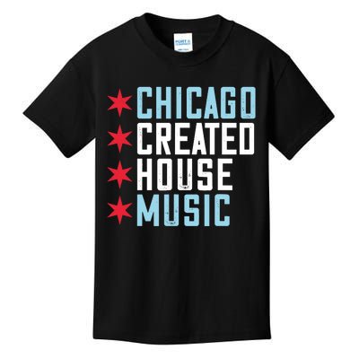 Chicago House Music Vintage DJ EDM Kids T-Shirt