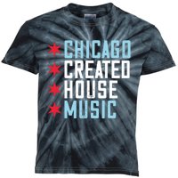 Chicago House Music Vintage DJ EDM Kids Tie-Dye T-Shirt