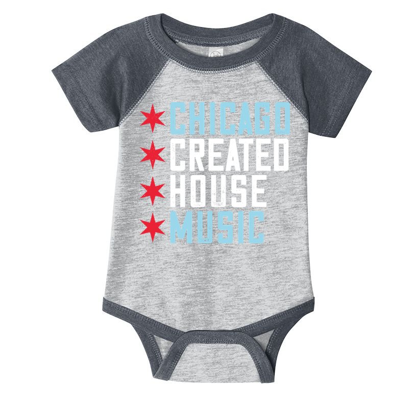 Chicago House Music Vintage DJ EDM Infant Baby Jersey Bodysuit