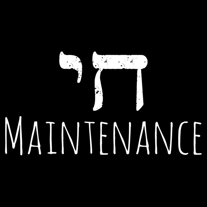 Chai High Maintenance Funny Hebrew Jewish Zip Tote Bag