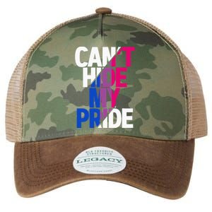 Cant Hide My Pride Bisexual Flag LGBTQ Bisexuality Bi LGBT Legacy Tie Dye Trucker Hat