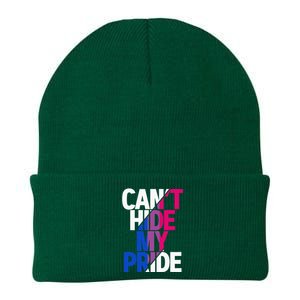 Cant Hide My Pride Bisexual Flag LGBTQ Bisexuality Bi LGBT Knit Cap Winter Beanie