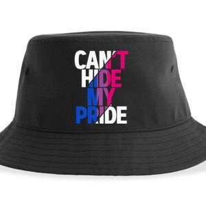 Cant Hide My Pride Bisexual Flag LGBTQ Bisexuality Bi LGBT Sustainable Bucket Hat