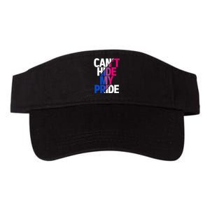 Cant Hide My Pride Bisexual Flag LGBTQ Bisexuality Bi LGBT Valucap Bio-Washed Visor