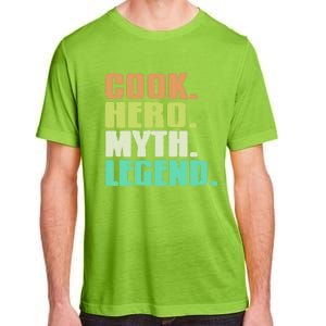 Cook Hero Myth Legend Retro Cooking Gift Present Gift Adult ChromaSoft Performance T-Shirt