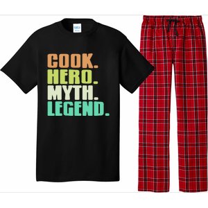 Cook Hero Myth Legend Retro Cooking Gift Present Gift Pajama Set