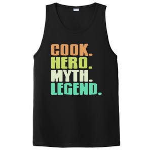 Cook Hero Myth Legend Retro Cooking Gift Present Gift PosiCharge Competitor Tank