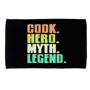 Cook Hero Myth Legend Retro Cooking Gift Present Gift Microfiber Hand Towel