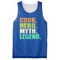 Cook Hero Myth Legend Retro Cooking Gift Present Gift Mesh Reversible Basketball Jersey Tank