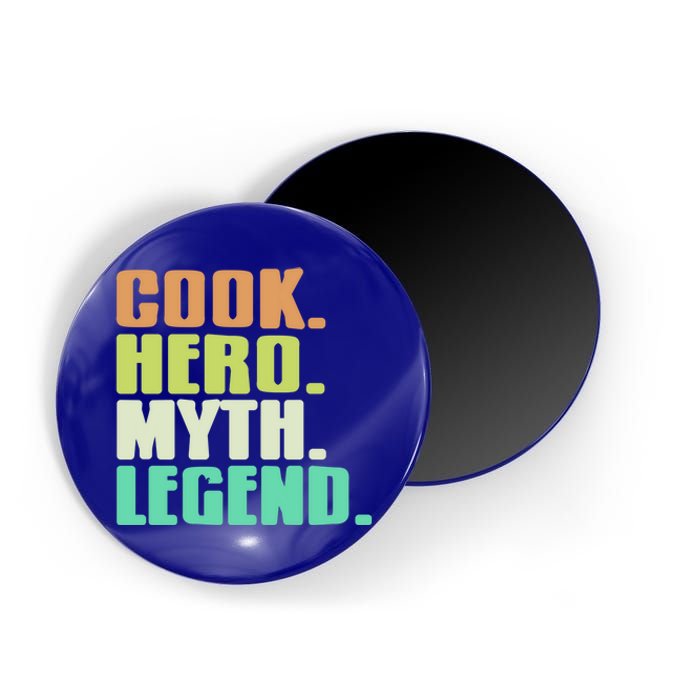 Cook Hero Myth Legend Retro Cooking Gift Present Gift Magnet