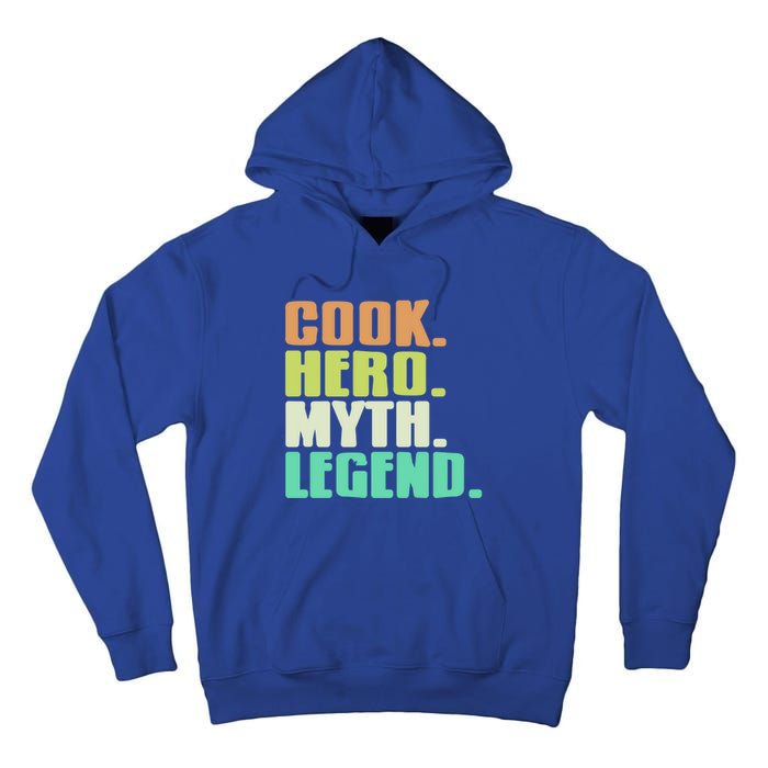 Cook Hero Myth Legend Retro Cooking Gift Present Gift Tall Hoodie