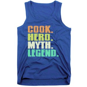 Cook Hero Myth Legend Retro Cooking Gift Present Gift Tank Top