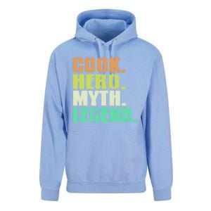 Cook Hero Myth Legend Retro Cooking Gift Present Gift Unisex Surf Hoodie