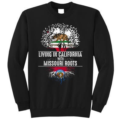 California Home Missouri Roots State Tree Flag Sweatshirt