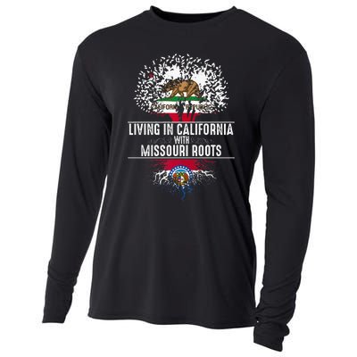 California Home Missouri Roots State Tree Flag Cooling Performance Long Sleeve Crew