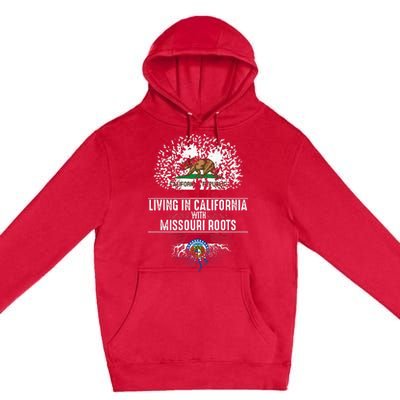 California Home Missouri Roots State Tree Flag Premium Pullover Hoodie