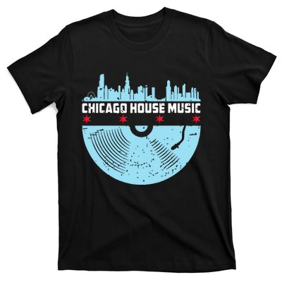 Chicago House Music Vinyl Dj Vintage T-Shirt