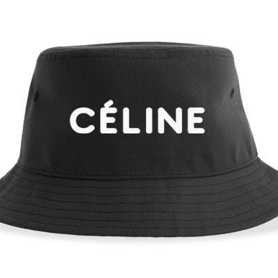 Céline Hello My Name Is Name Tag First Name Sustainable Bucket Hat