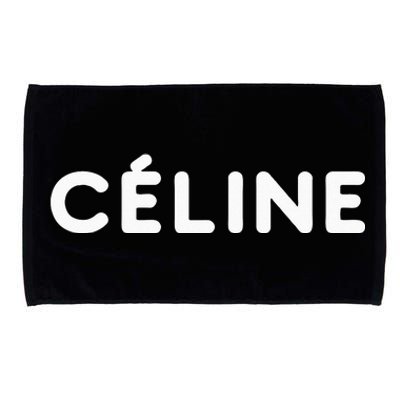 Céline Hello My Name Is Name Tag First Name Microfiber Hand Towel