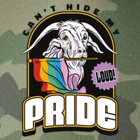 Can't Hide My Pride LGBT Goat Rainbow Flag Legacy Tie Dye Trucker Hat