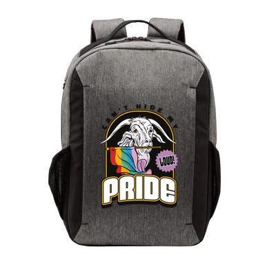 Can't Hide My Pride LGBT Goat Rainbow Flag Vector Backpack