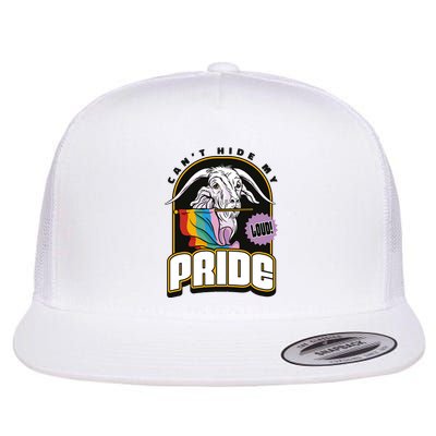 Can't Hide My Pride LGBT Goat Rainbow Flag Flatbill Hat