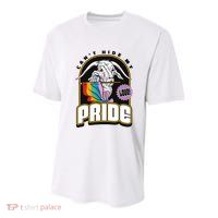 Can't Hide My Pride LGBT Goat Rainbow Flag Youth Performance Sprint T-Shirt