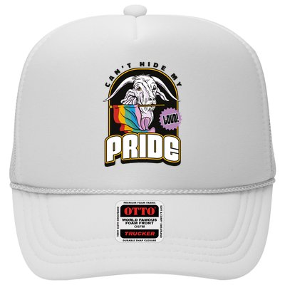 Can't Hide My Pride LGBT Goat Rainbow Flag Trucker Hat