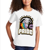 Can't Hide My Pride LGBT Goat Rainbow Flag Kids T-Shirt