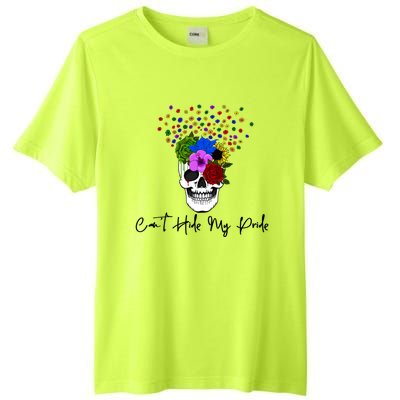 Cant Hide My Pride Skull Funny Lgbt Gift Tall Fusion ChromaSoft Performance T-Shirt