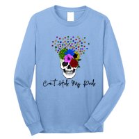 Cant Hide My Pride Skull Funny Lgbt Gift Long Sleeve Shirt