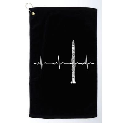 Clarinet Heartbeagift Meaningful Gift Best Funny Clarinet Player Gift Platinum Collection Golf Towel