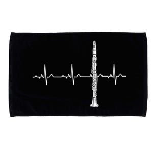 Clarinet Heartbeagift Meaningful Gift Best Funny Clarinet Player Gift Microfiber Hand Towel