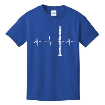 Clarinet Heartbeagift Meaningful Gift Best Funny Clarinet Player Gift Kids T-Shirt