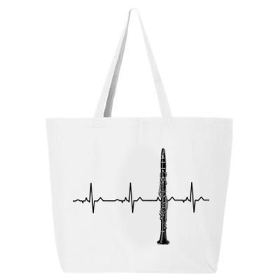 Clarinet Heartbeagift Meaningful Gift Best Funny Clarinet Player Gift 25L Jumbo Tote