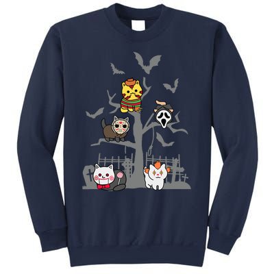 Cat Horror Movies Lazy Halloween Costume For Feline Lovers Sweatshirt