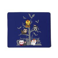 Cat Horror Movies Lazy Halloween Costume For Feline Lovers Mousepad