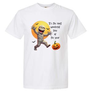 Cute Halloween Mummy Most Wonderful Time Of The Year Garment-Dyed Heavyweight T-Shirt