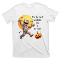 Cute Halloween Mummy Most Wonderful Time Of The Year T-Shirt