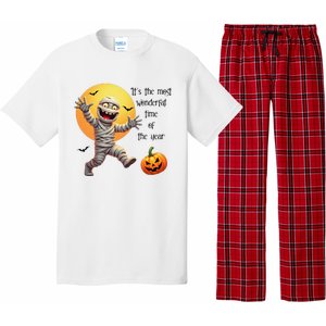 Cute Halloween Mummy Most Wonderful Time Of The Year Pajama Set