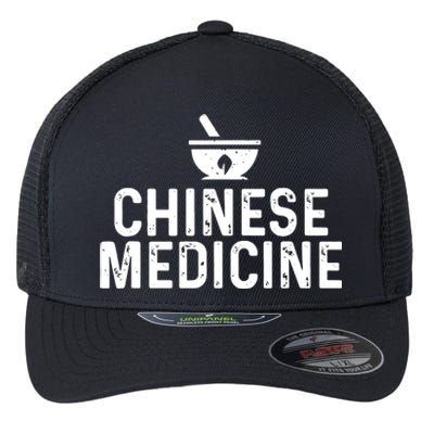 Chinese Herbal Medicine Flexfit Unipanel Trucker Cap