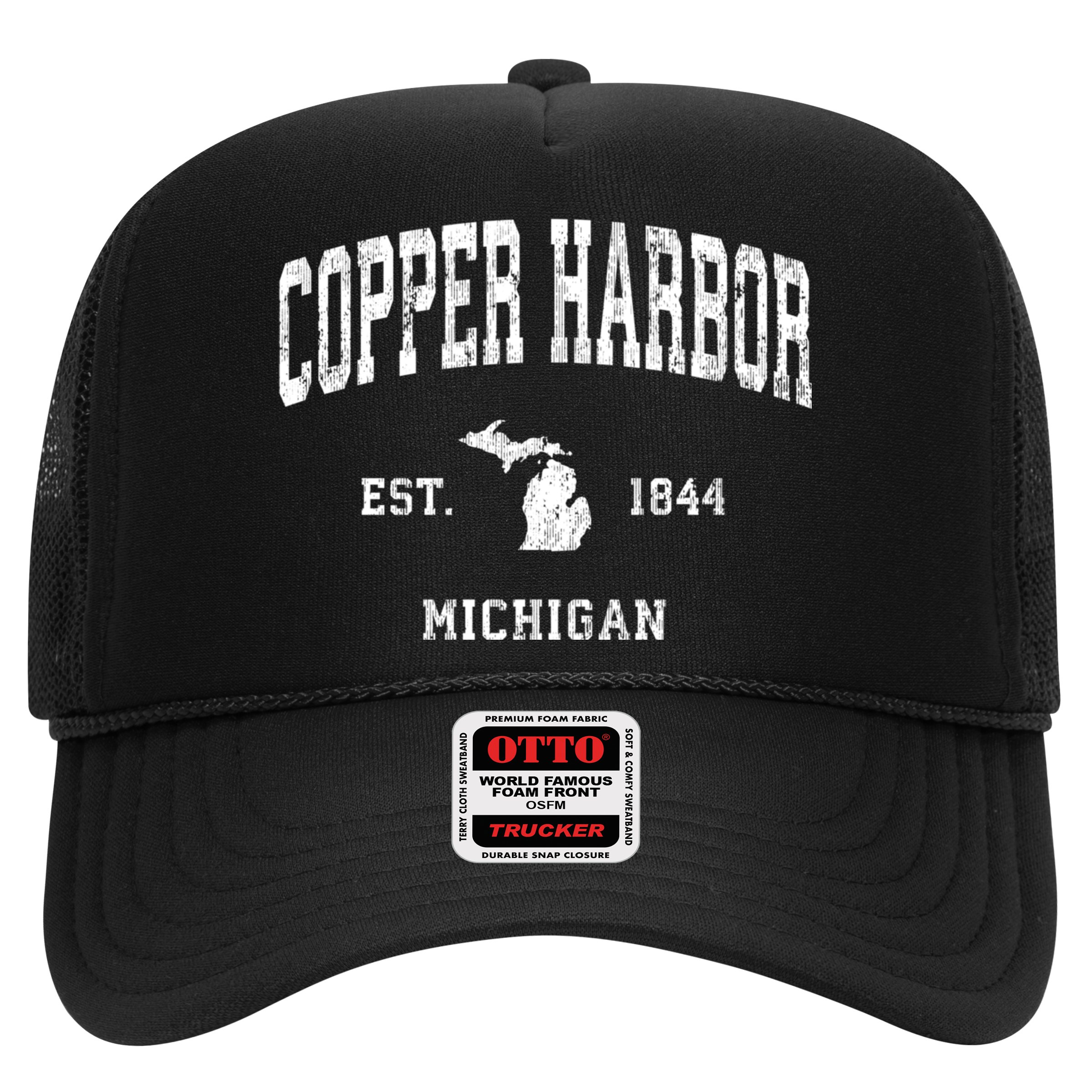 Copper Harbor Michigan Mi Vintage Athletic Sports Hat