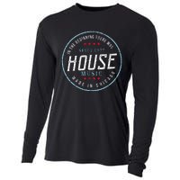 Chicago House Music Vintage Dj Edm Cooling Performance Long Sleeve Crew