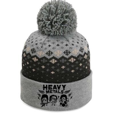 Chemistry Heavy Metals Geek Nerd Funny Chemist The Baniff Cuffed Pom Beanie