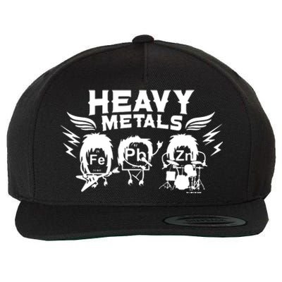 Chemistry Heavy Metals Geek Nerd Funny Chemist Wool Snapback Cap